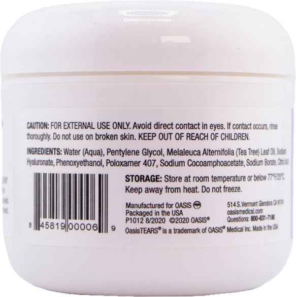 OT7300 - Oasis LID & LASH® + Tea Tree Oil for Eyelids & Lash Wipes | 60 Count | Paraben Free & Rinse Free