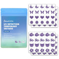 UV Detection Temporary Tattoos - 80 Count Sunscreen Reminder