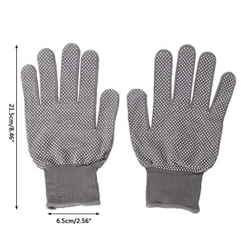 Heat Resistant Hair Styling Gloves for Curling & Flat Iron Use - Burnproof & Non-slip