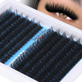 14-16mm Volume Lash Clusters - Russian D Curl Wispy Extensions