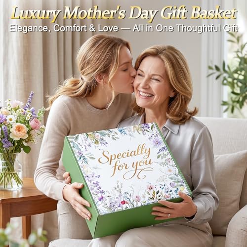 Self Care Gift Basket for Women | 9-Piece Spa Set