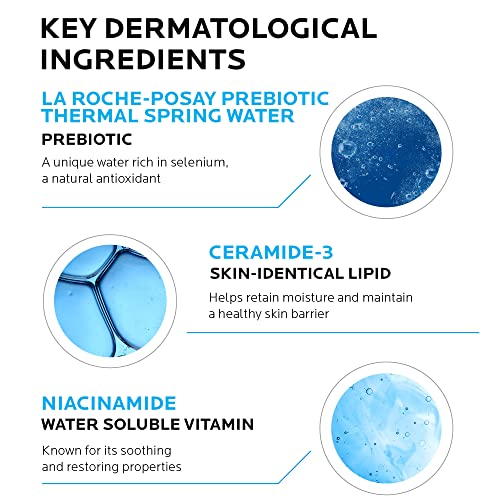 La Roche-Posay Toleriane Purifying Foaming Cream Cleanser for Oily Skin, Daily Face Wash with Ceramides and Niacinamide, Oil-Free, Fragrance Free