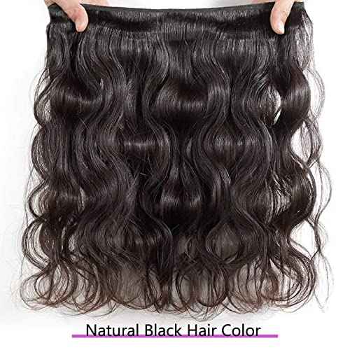 12A Human Hair Bundles 16 18 20 Inch Body Wave Bundles Human Hair 100% Unprocessed Brazilian Virgin Weave 3 Bundles Deals