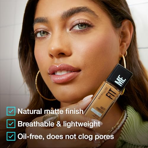 Maybelline Fit Me Matte + Poreless Liquid Foundation Natural Beige 1 Fl Oz