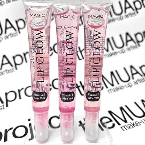 Color Changing Lip Gloss 3-Pack - Vitamin E & Aloe