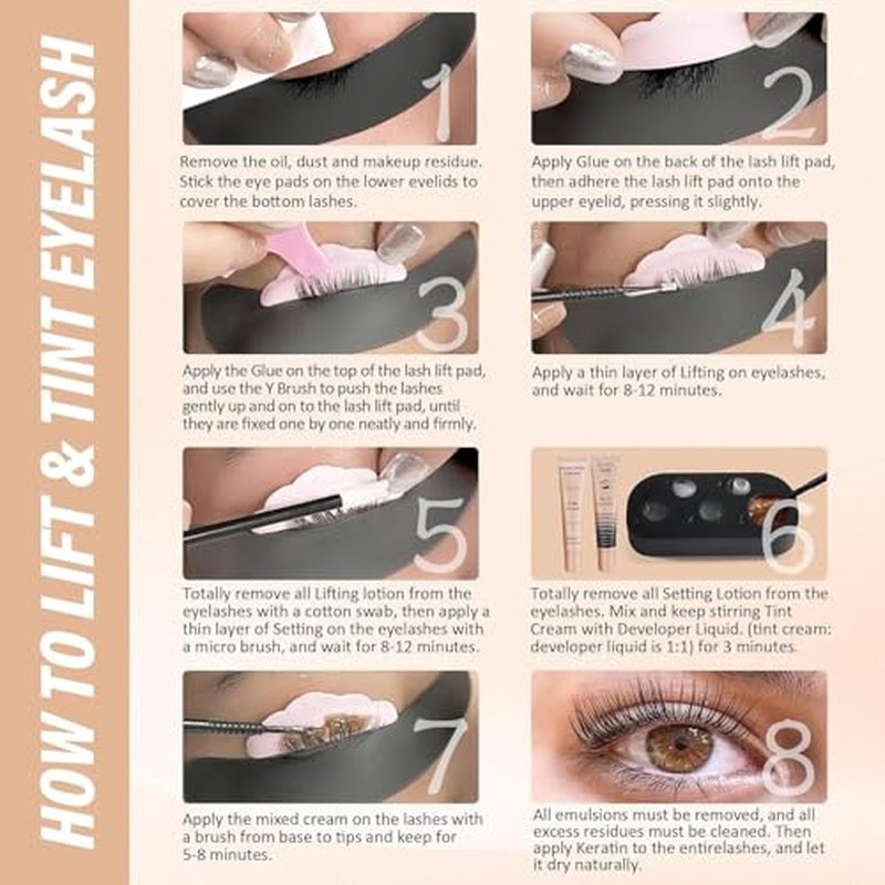 Libeauty Lash Lift & Brow Lamination Kit - Salon Results at Home