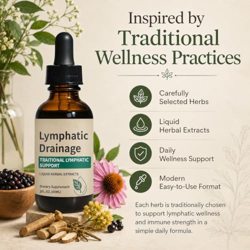 Lymphatic Drainage Drops – Alcohol-Free, Vegan Liquid