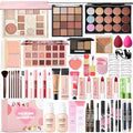 Geyomi All-in-One Makeup Kit for Women with Eyeshadow, Foundation, Lipsticks & Brushes