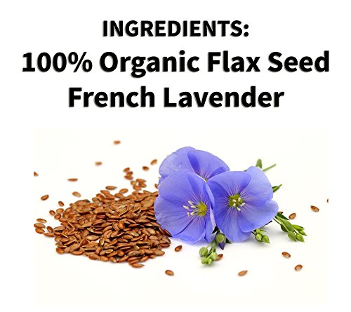 Lavender Eye Pillows Set of 4 - Hot Cold Aromatherapy for Relaxation & Stress Relief
