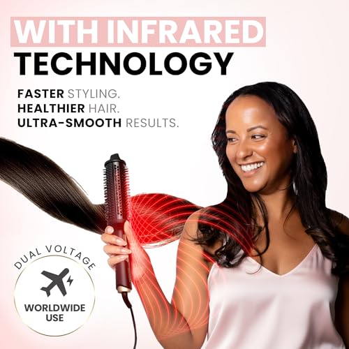 ELLA BELLA Heated Styling Brush with Infrared & Negative Ions