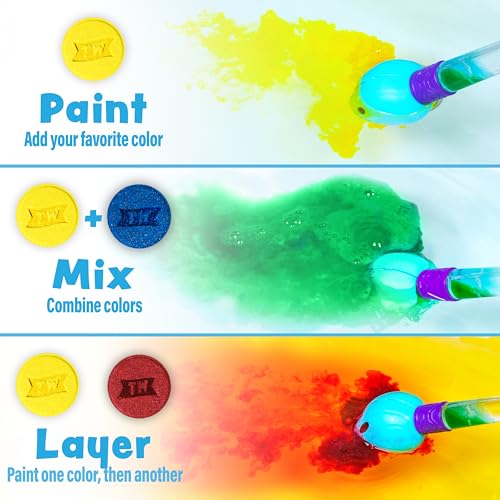Kids Bath Bomb Set with Color Brush | Nontoxic & Fun Bath Toys