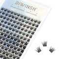 10-12mm D Curl Lash Clusters - 144Pcs DIY Eyelash Extensions