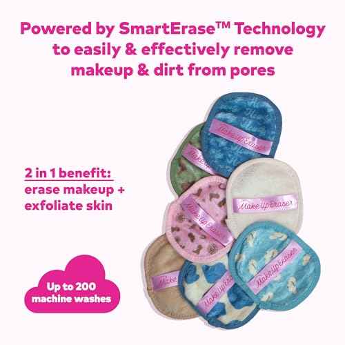 The Original Makeup Eraser, 7-Day Set, Erase All Makeup with Just Water, Including Waterproof Mascara, Eyeliner, Foundation, Lipstick, Sunscreen, and More!