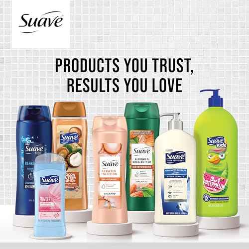 Suave Body Wash Variety 2-Pack, Ocean Breeze + White Tea & Lavender ? Gentle Body Washes with Fresh Blend Oil Essence, 18 Oz Ea