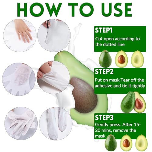 Elitzia Avocado & Honey Hand and Foot Mask Pack - 10 Pcs (5 Gloves, 5 Socks)