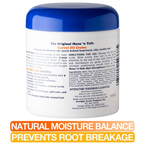 Mane 'n Tail Carrot Oil Creme, 5.5 Ounce