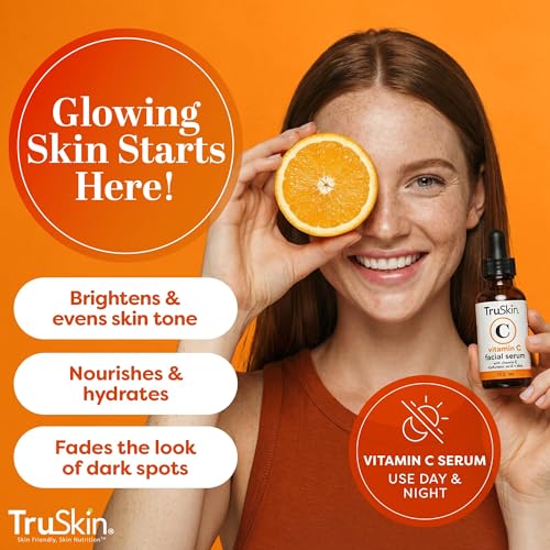 TruSkin Vitamin C Serum with Hyaluronic Acid 1oz