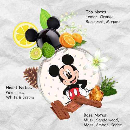 Disney Mickey Mouse Kids Eau De Toilette Spray, 3.4 oz / 100ml