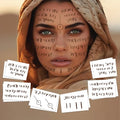 Desert Warrior Face Tattoos - Cosplay Double Pack