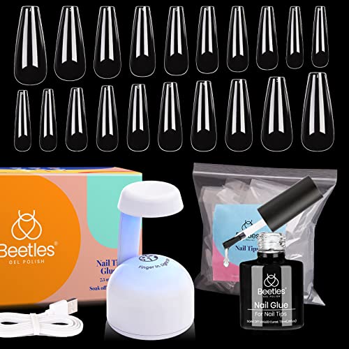 beetles Gel Polish Nail Set 20 Colors Dreamy Town Collection and Gel Nail Kit Easy Nail Extension Set