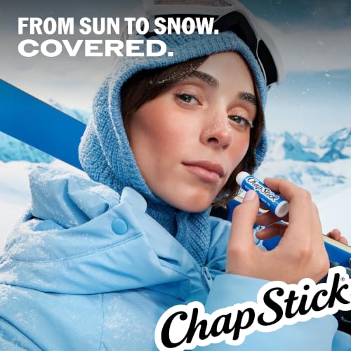 ChapStick Moisture + SPF 15 Lip Balm 12-Pack Unflavored, 0.15 Oz Each