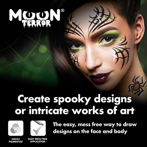 Halloween Face Paint Stick Body Crayon by Moon Terror, SFX Make up - Blood Red - Special Effects Make up - 0.12oz