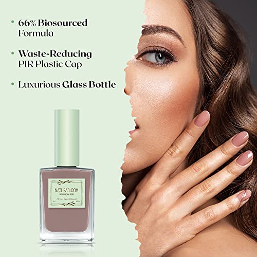 NATURABLOOM Breathable Premium Long Lasting Nail Polish (Meteor Shower) - Vegan & Toxin-Free