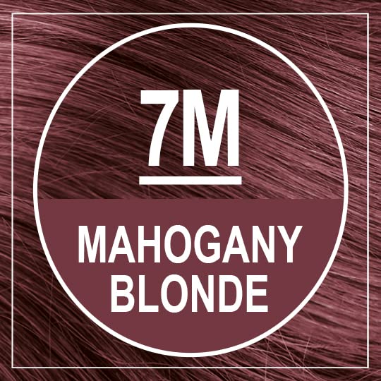 Naturtint Permanent Hair Color 7M Mahogany Blonde (Pack of 6), Ammonia Free, Vegan, Cruelty Free, up to 100% Gray Coverage, Long Lasting Results