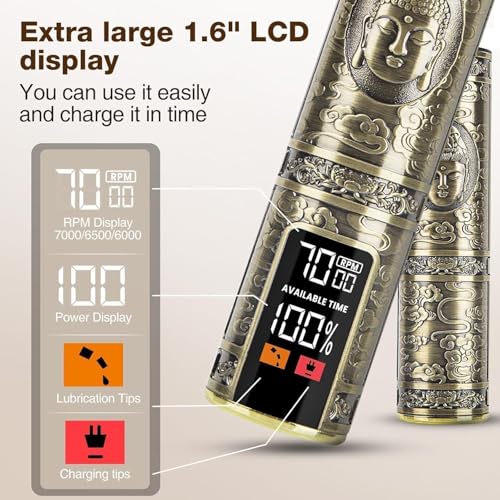 Rechargeable Cordless Beard Trimmer for Men (Slate Taupe)