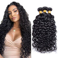 Wet and Wavy Human Hair Bundles 16-20 Inch - Natural Black