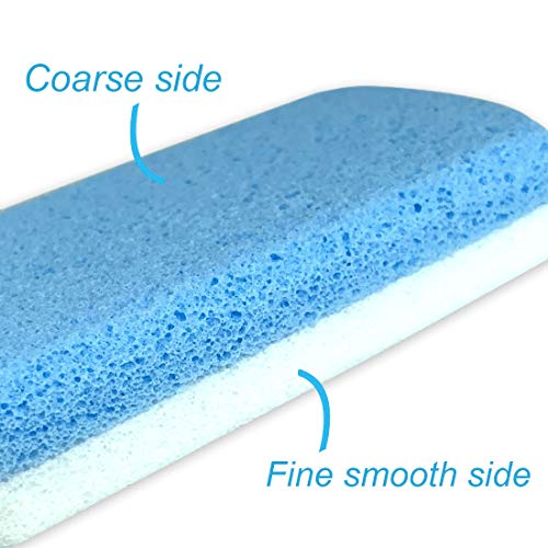Maryton 2-Pack Glass Pumice Stone for Feet - Double Sided Callus Remover