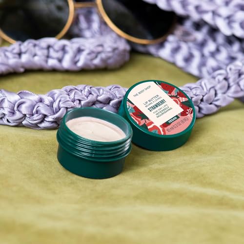 The Body Shop Strawberry Lip Butter Balm, 0.3 oz