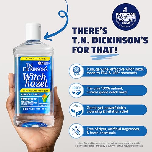 T.N. Dickinson's Witch Hazel Astringent 8 Fl Oz