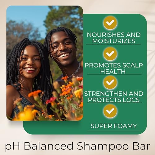 Lion Locs Shampoo Bar 3-in-1 Dreadlock & Natural Hair Cleaner