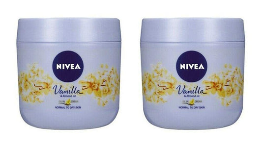 Nivea Vanilla Almond Oil Body Cream 13.52 oz (2)