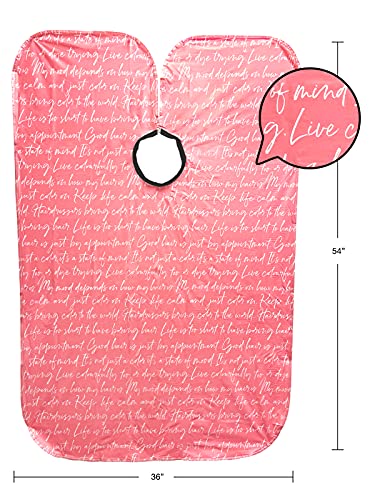 Betty Dain Waterproof Hair Stylist Shampoo Cape, 36x54 inches