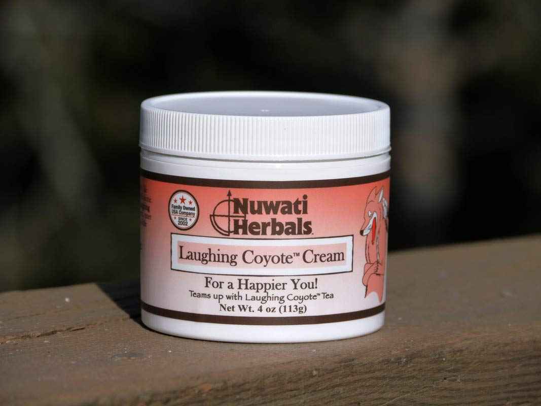 Nuwati Herbals Laughing Coyote – A Happier You Body Cream, 4 Ounces