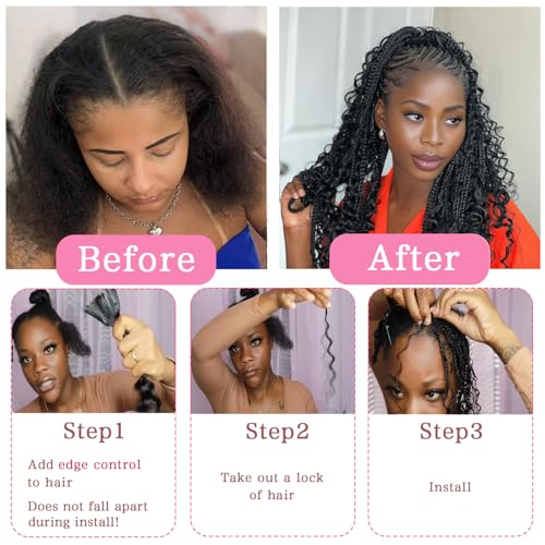 Human Braiding Hair Deep Wave 22 Inch 110g 3 Bundles