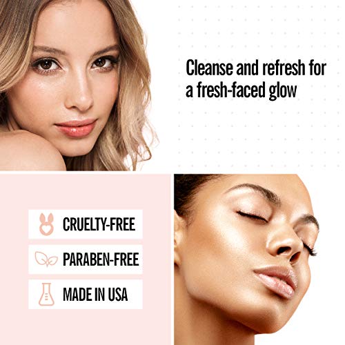 Valjean Labs Soothing Facial Toner | Rose Petal + Glycolic Acid | Helps Calm Irritation, Brighten and Exfoliate Skin | Cruelty Free, Paraben Free, Made in The USA (8 oz)