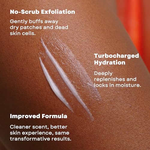 AmLactin Daily Nourish Therapeutic Body Lotion for Dry Skin - No-Scrub Exfoliator and Moisturizer 12% Lactic Acid Lotion, 2 Fl Oz (Pack of 6) (Packaging May Vary)