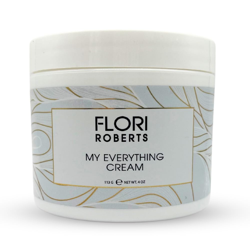 Flori Roberts My Everything Crème, Moisturizer for Face, Eyes and Throat, Anti-Wrinkle and Skin Firming, Facial Cream, 4oz