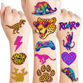 96 PC Cheetah Print Temporary Tattoos for Kids