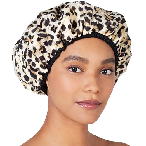 Betty Dain Waterproof Shower Cap, Reversible Oversized Terry