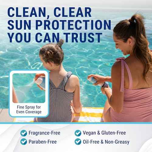 Coral Isles SPF 50 Sunscreen Spray - Hawaii Compliant - Oxybenzone & Octinoxate Free - Broad Spectrum - Water Resistant, 6 Fl Oz (Pack of 2)