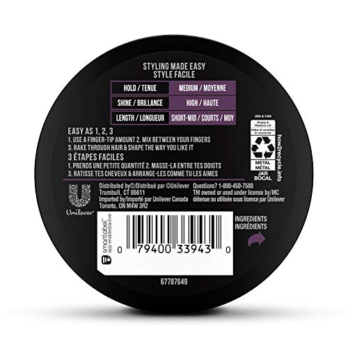 AXE Hair Pomade for Men For a Clean Cut Look Classic Easy to Use Styling Hair Product 2.64 oz