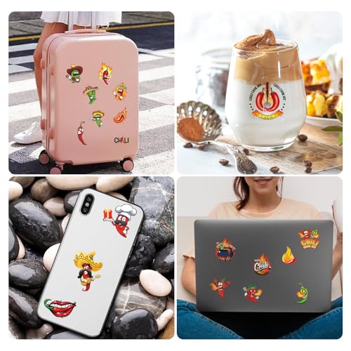 Chili Cook off Temporary Tattoos, 160 Pcs Chili Cook Off Decorations, Funny Red Hot Pepper Cook-Off Tattoo Stickers for Mexican Theme Cooking Fiesta Food Contest Competition Party Favors Supplies