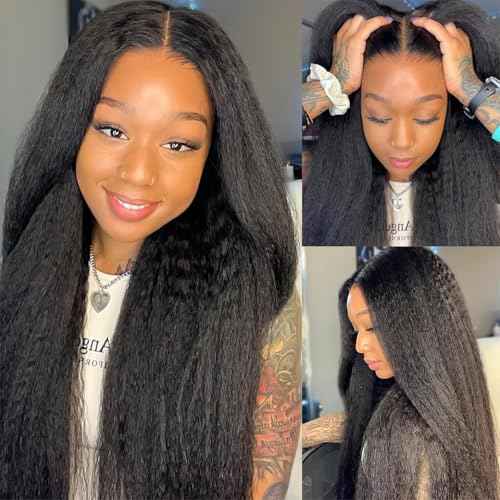 22 inch Kinky Straight Bundles Yaki Straight Human Hair Bundles 100% Unprocessed Brazilian Virgin Hair Kinky Straight Human Hair For Black Women