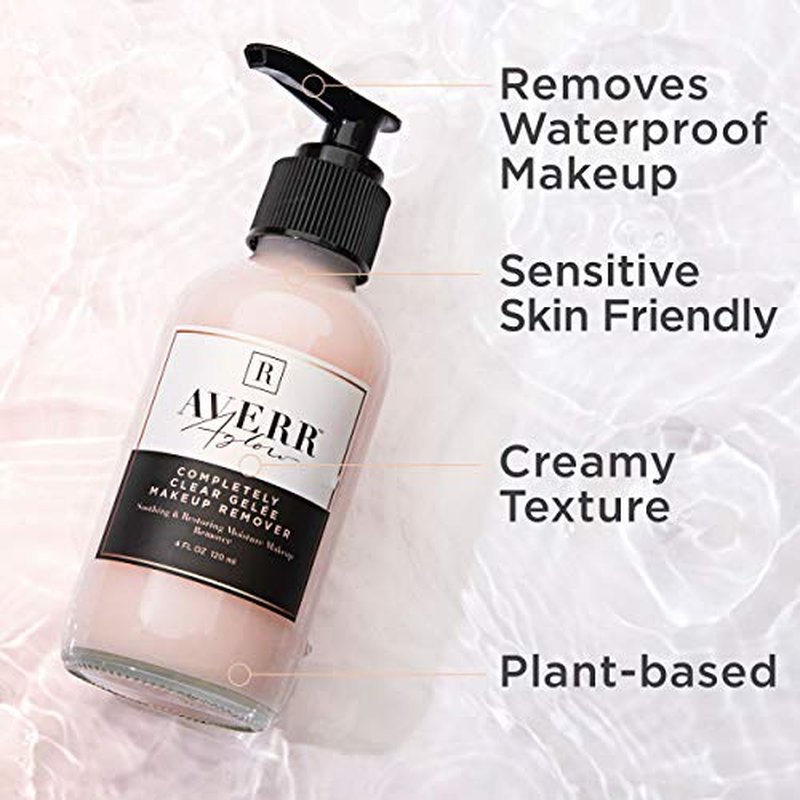 Averr Aglow Gelée Makeup Remover - Natural Collagen-Boosting Cleanser
