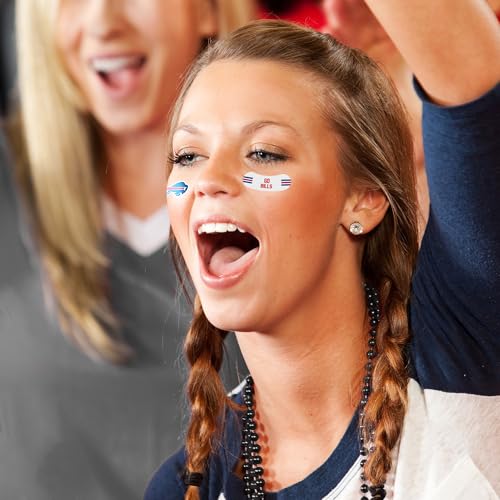 NFL Team Temporary Tattoos Eye Black Game Day Peel & Stick