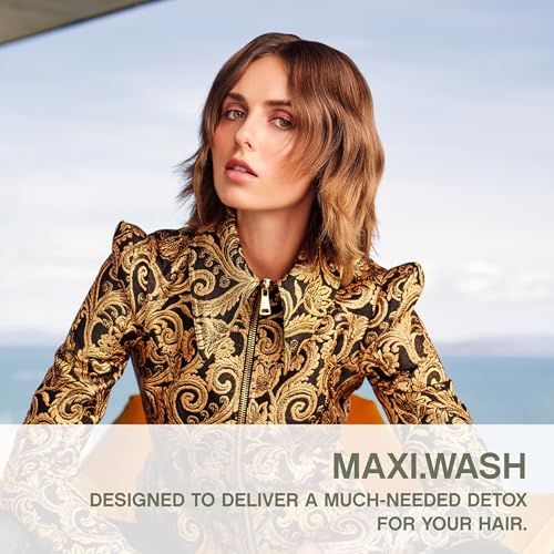 KEVIN.MURPHY MAXI.WASH - Detox Shampoo - Removes Build-Up & Minerals - Colour Safe- Scalp Shampoo - Sulphate Free & Paraben Free - 250 mL / 8.4 fl oz (Pack of 2)